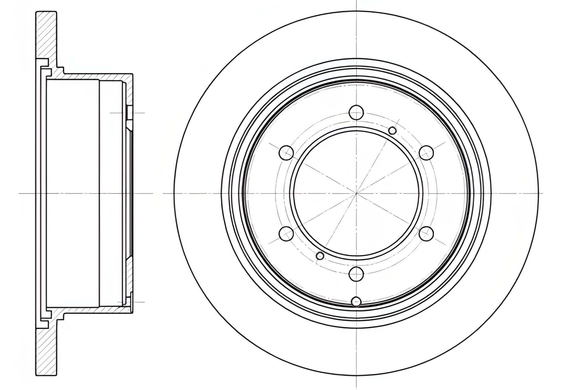 Тормозной диск MITSUBISHI PAJERO, REMSA (655200) Тормозной диск MITSUBISHI PAJERO, REMSA (655200)