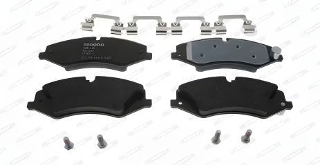 Комплект дискових гальмівних колодок для LAND ROVER, FERODO (FDB4455)