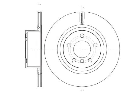 Гальмівний диск BMW X4, REMSA (6145510)
