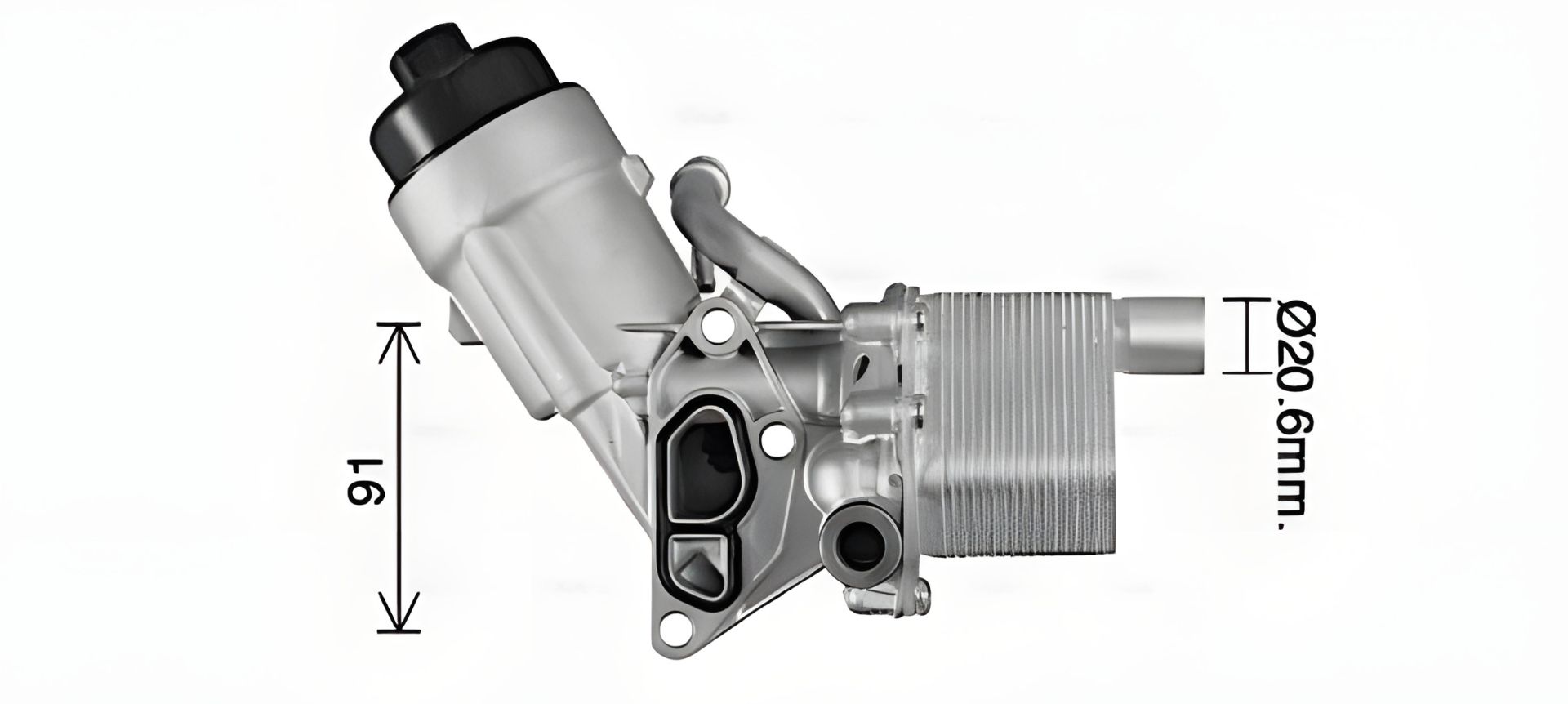 Радіатор масляний CHEVROLET/OPEL у зборі (AVA), AVA COOLING (OL3702H) Радіатор масляний CHEVROLET/OPEL у зборі (AVA), AVA COOLING (OL3702H)