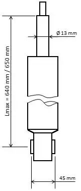 Шак -поглинач Skoda Octavia, Seat Leon, Kayaba (3448025)