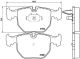 Комплект гальмівних колодок, дискове гальмо ALPINA B10, BMW X5, BREMBO (P06021)