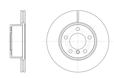 Гальмівний диск BMW 4, REMSA (6144910) Гальмівний диск BMW 4, REMSA (6144910)