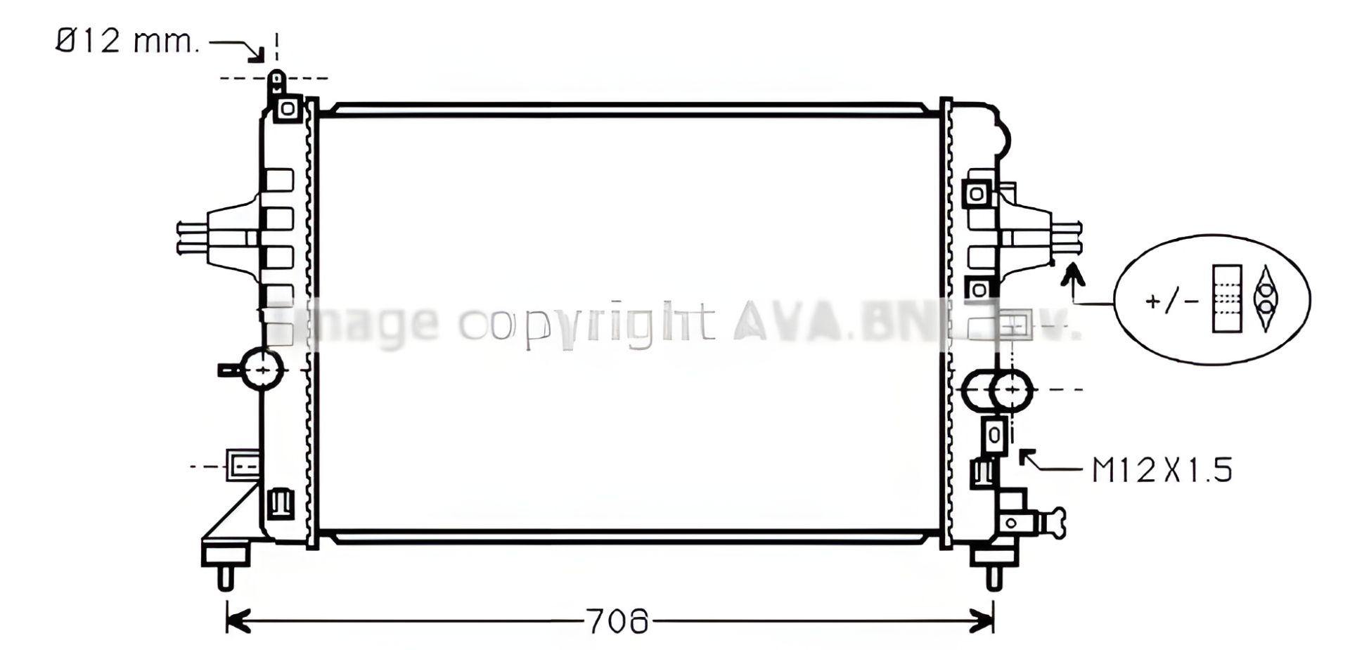 Радіатор охолодження двигуна VAUXHALL ASTRAVAN, OPEL ASTRA, AVA COOLING (OLA2363) Радіатор охолодження двигуна VAUXHALL ASTRAVAN, OPEL ASTRA, AVA COOLING (OLA2363)
