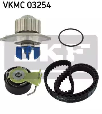 Помпа + комплект ремня ГРМ FIAT QUBO, CITROËN C3, SKF (VKMC03254)