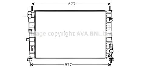Радіатор охолодження FORD MONDEO, AVA COOLING (FDA2165) Радіатор охолодження FORD MONDEO, AVA COOLING (FDA2165)