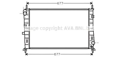 Радіатор охолодження FORD MONDEO, AVA COOLING (FDA2165) Радіатор охолодження FORD MONDEO, AVA COOLING (FDA2165)