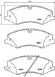 Комплект тормозных колодок, дисковый тормоз LAND ROVER, BREMBO (P44022) Комплект тормозных колодок, дисковый тормоз LAND ROVER, BREMBO (P44022)