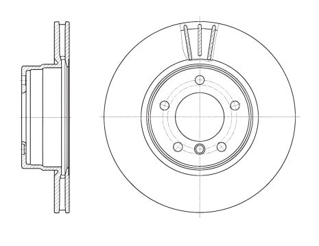 Гальмівний диск BMW 5, REMSA (665310) Гальмівний диск BMW 5, REMSA (665310)