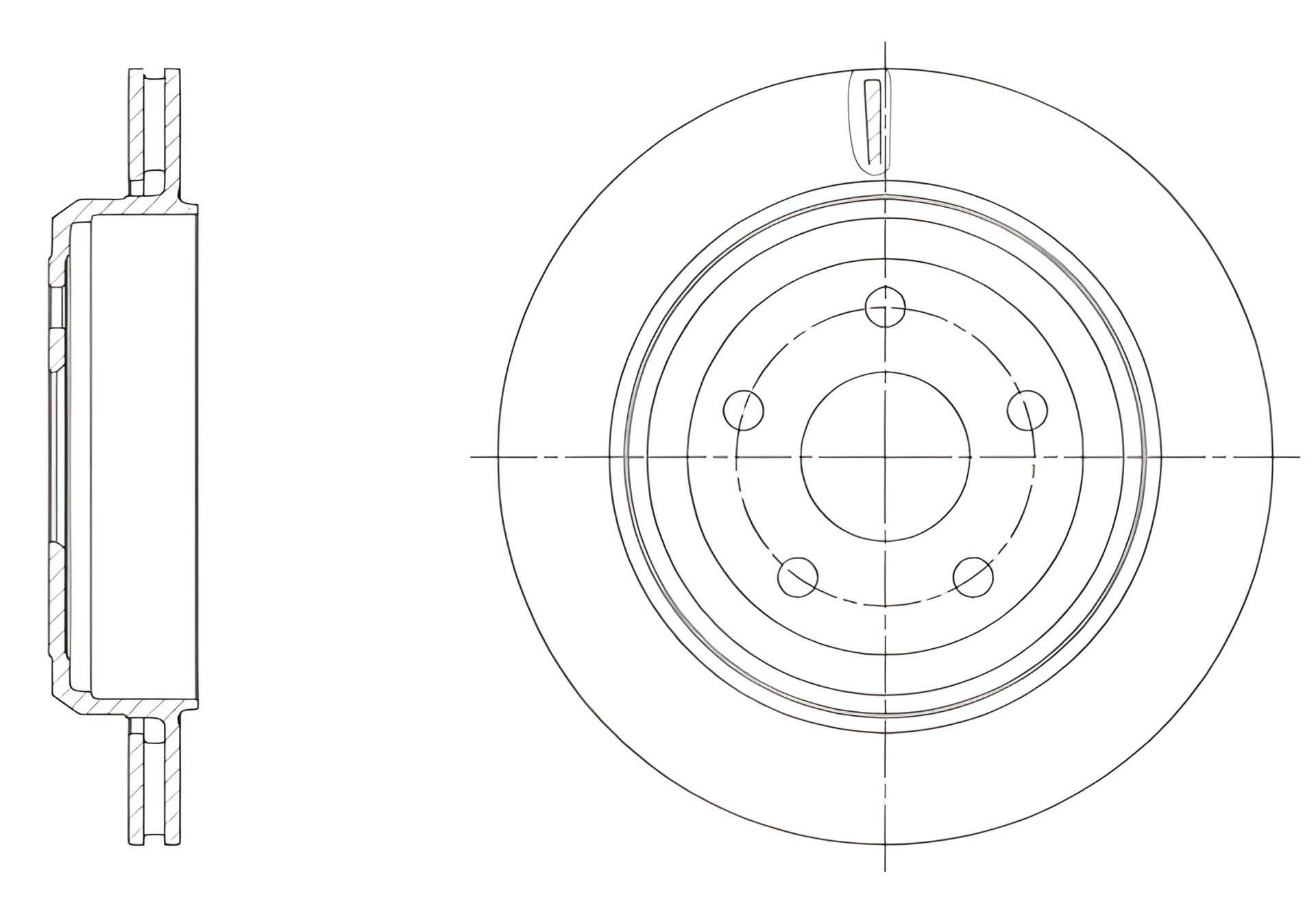 Тормозной диск для JEEP GRAND CHEROKEE, Road House (6151310) Тормозной диск для JEEP GRAND CHEROKEE, Road House (6151310)