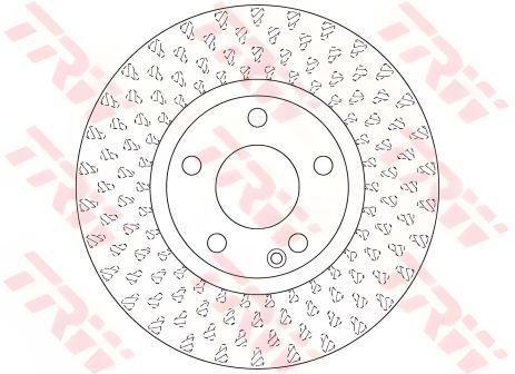 Гальмівний диск MERCEDES-BENZ CLA, TRW (DF6501) Гальмівний диск MERCEDES-BENZ CLA, TRW (DF6501)
