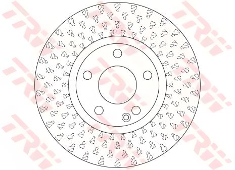 Гальмівний диск MERCEDES-BENZ CLA, TRW (DF6501)