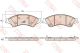 Комплект дисковых тормозных колодок FORD RANGER, FORD AUSTRALIA, TRW (GDB2005)