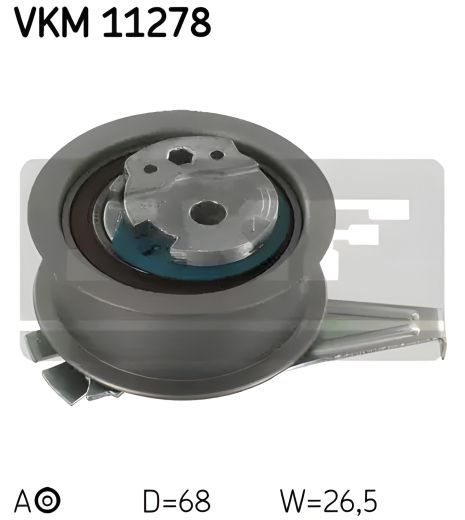Ролик натяжителя ремня ГРМ SKODA KODIAQ, SEAT LEON, марка SKF (VKM11278) Ролик натяжителя ремня ГРМ SKODA KODIAQ, SEAT LEON, марка SKF (VKM11278)