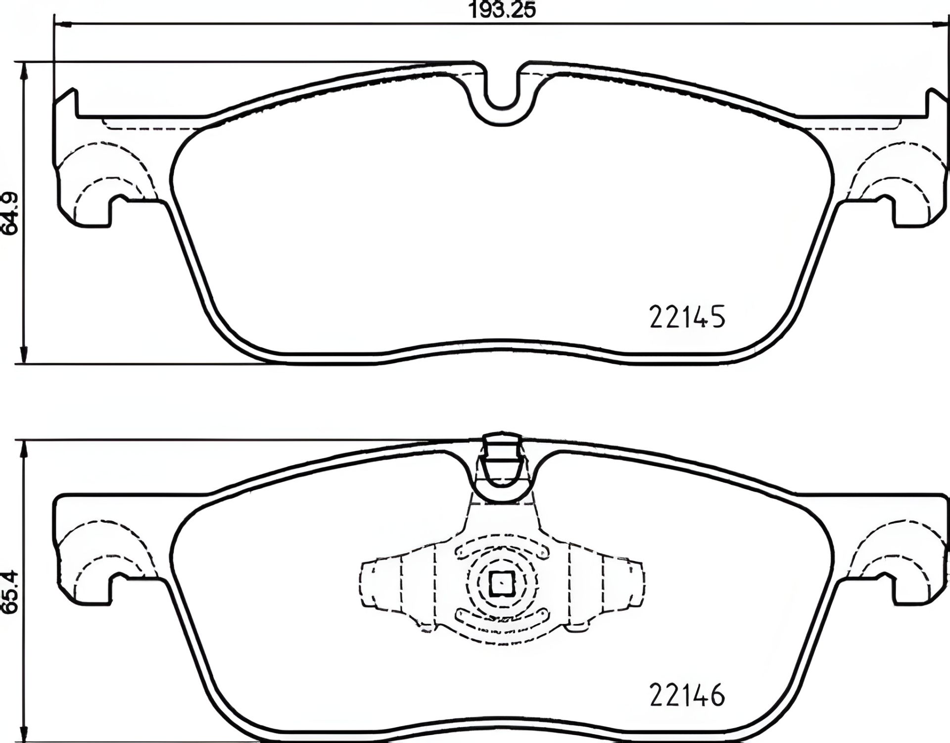 Комплект гальмівних колодок, дискове гальмо JAGUAR E-PACE, LAND ROVER, BREMBO (P44026) Комплект гальмівних колодок, дискове гальмо JAGUAR E-PACE, LAND ROVER, BREMBO (P44026)