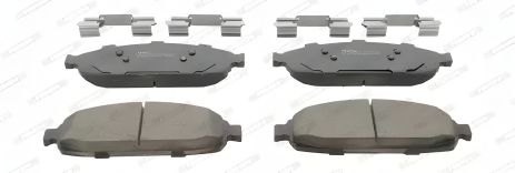 Гальмівних колодок комплект, дискове гальмо JEEP COMMANDER, FERODO (FDB4002)