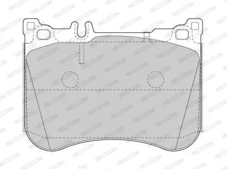 Комплект тормозных колодок, дисковый тормоз MERCEDES-BENZ CLS, FERODO (FDB4800)