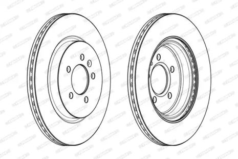 Диск тормозной OPEL ZAFIRA, OPEL ZAFIRA, FERODO (DDF2188C)