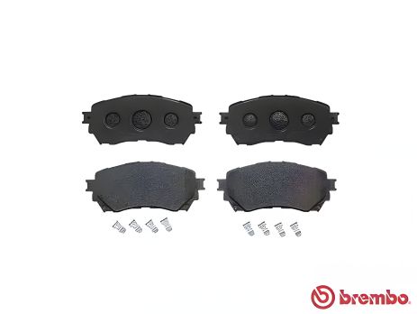 Комплект гальмівних колодок, дискове гальмо MAZDA 6, BREMBO (P49048)