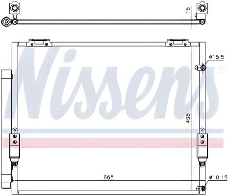 Радіатор кондиціонера, конденсор TOYOTA TUNDRA, NISSENS (941151) Радіатор кондиціонера, конденсор TOYOTA TUNDRA, NISSENS (941151)