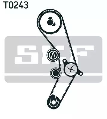 Помпа + комплект ременя ГРМ SKODA OCTAVIA, SEAT LEON, SKF (VKMC01935)