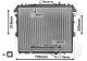 Автомобильный радиатор TOYOTA HILUX, Van Wezel (53002496)