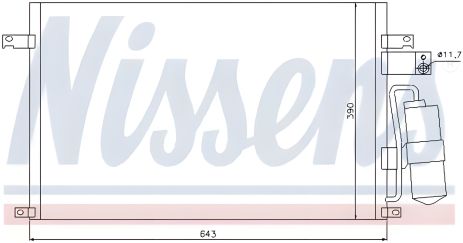 Конденсор кондиціонера CHEVROLET EPICA, NISSENS (94978) Конденсор кондиціонера CHEVROLET EPICA, NISSENS (94978)