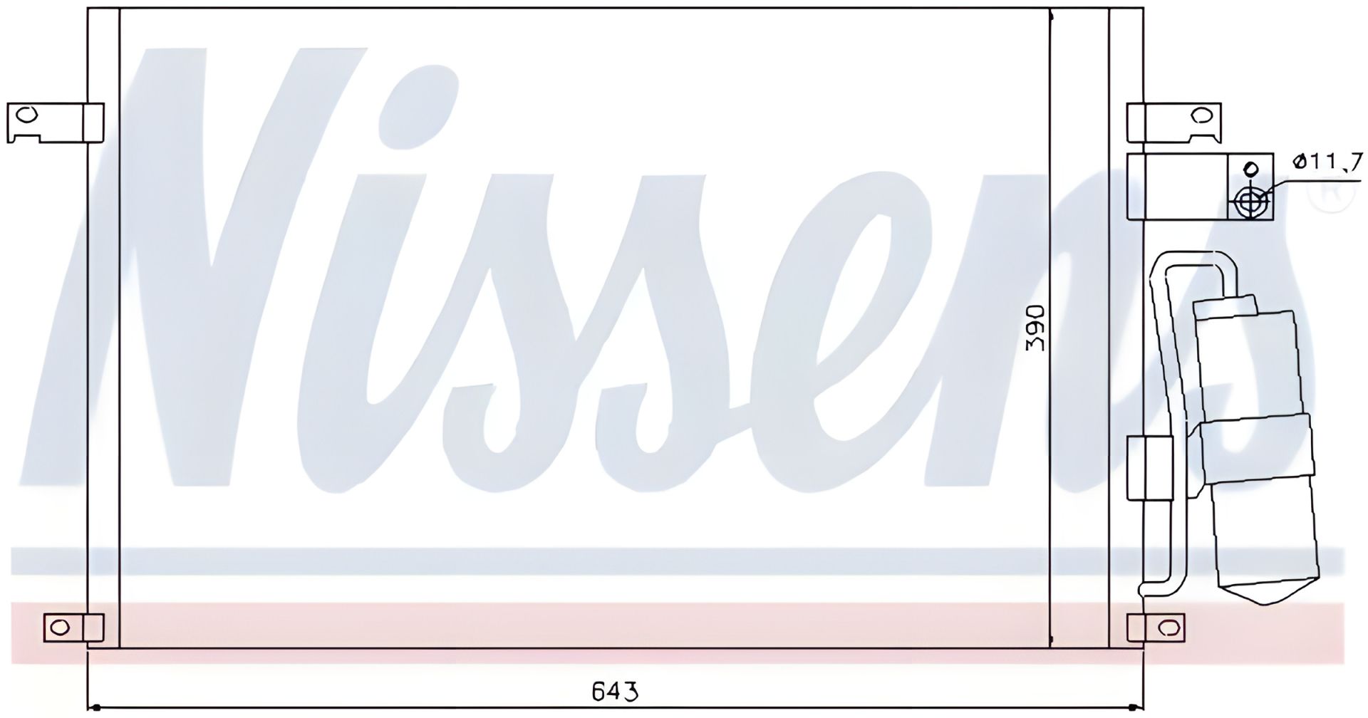 Конденсор кондиціонера CHEVROLET EPICA, NISSENS (94978) Конденсор кондиціонера CHEVROLET EPICA, NISSENS (94978)