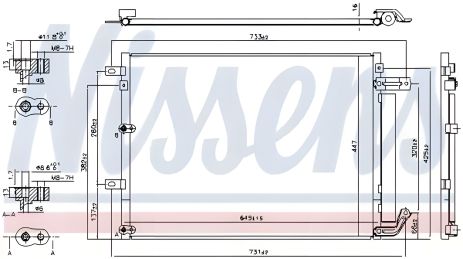 Конденсаторний радіатор JEEP CHEROKEE, NISSENS (940675) Конденсаторний радіатор JEEP CHEROKEE, NISSENS (940675)