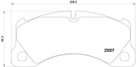 Комплект тормозных колодок, дисковый тормоз VW TOUAREG, PORSCHE PANAMERA, BREMBO (P65021) Комплект тормозных колодок, дисковый тормоз VW TOUAREG, PORSCHE PANAMERA, BREMBO (P65021)