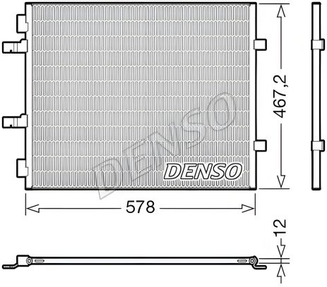 Радиатор, конденсор для кондиционера OPEL VIVARO, RENAULT TRAFIC от DENSO (DCN20042) Радиатор, конденсор для кондиционера OPEL VIVARO, RENAULT TRAFIC от DENSO (DCN20042)