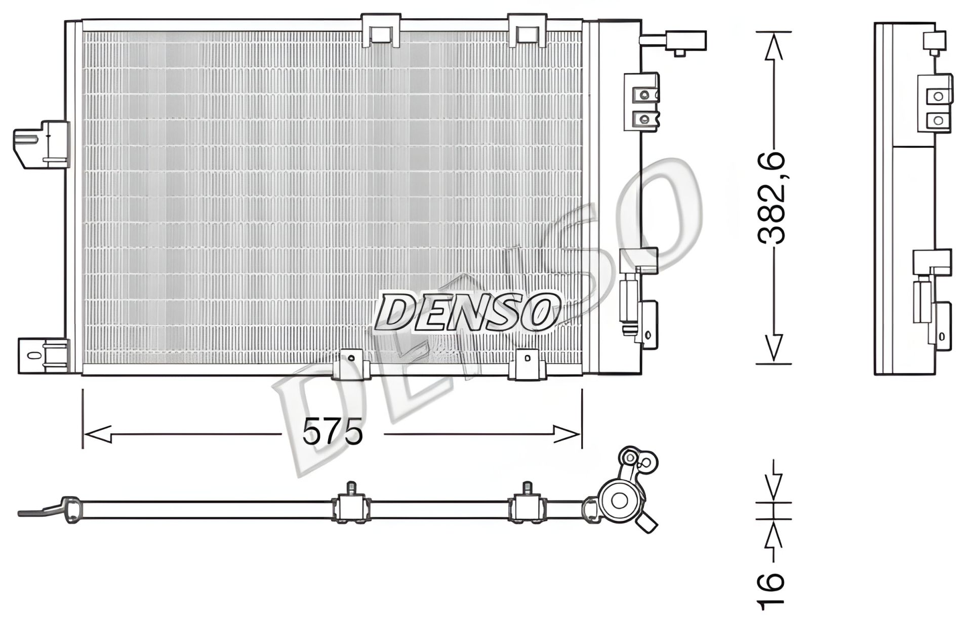 Радіатор конденсора кондиціонера VAUXHALL ASTRA, OPEL ASTRA, DENSO (DCN20038) Радіатор конденсора кондиціонера VAUXHALL ASTRA, OPEL ASTRA, DENSO (DCN20038)