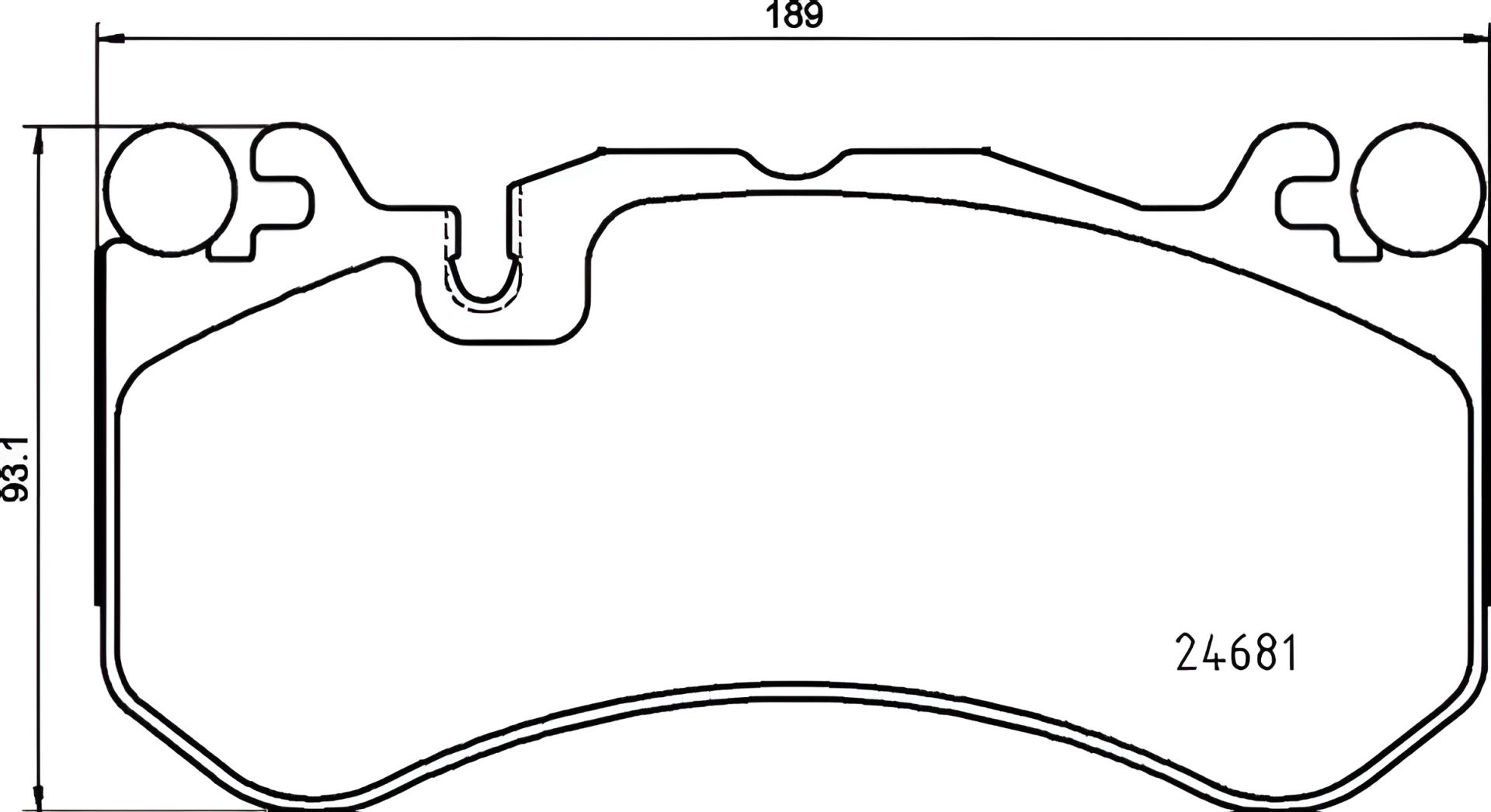 Гальмівних колодок комплект, MERCEDES-BENZ дискове гальмо AMG, BREMBO (P50142) Гальмівних колодок комплект, MERCEDES-BENZ дискове гальмо AMG, BREMBO (P50142)