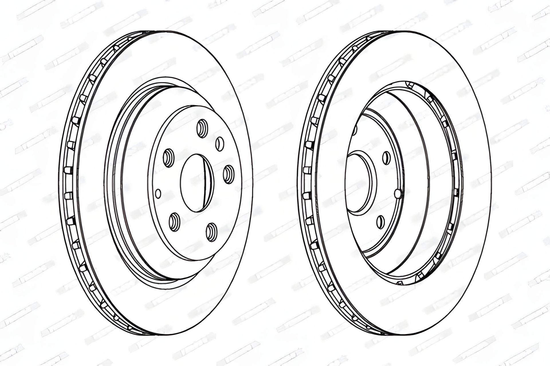 Тормозной диск для AUDI Q7 и PORSCHE CAYENNE, FERODO (DDF1855C1) Тормозной диск для AUDI Q7 и PORSCHE CAYENNE, FERODO (DDF1855C1)