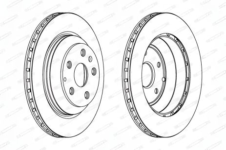 Диск гальмівний AUDI Q7, PORSCHE CAYENNE, FERODO (DDF1855C1) Диск гальмівний AUDI Q7, PORSCHE CAYENNE, FERODO (DDF1855C1)