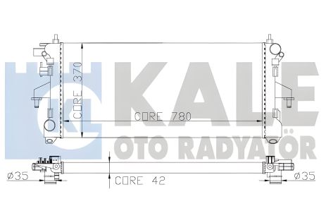 Охолодження двигуна радіатор FIAT DUCATO, PEUGEOT BOXER, Kale Oto Radyator (285600) Охолодження двигуна радіатор FIAT DUCATO, PEUGEOT BOXER, Kale Oto Radyator (285600)