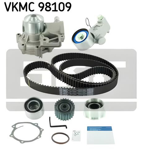 Полный комплект ГРМ с помпой для SUBARU IMPREZA, SKF (VKMC98109)