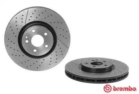Диск тормозной MERCEDES-BENZ CLA, BREMBO (09B91311)