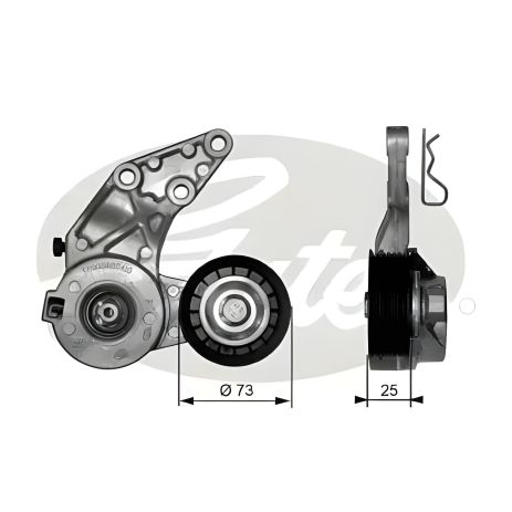 Натяжитель поликлинового ремня VW TRANSPORTER, GATES (T39067) Натяжитель поликлинового ремня VW TRANSPORTER, GATES (T39067)