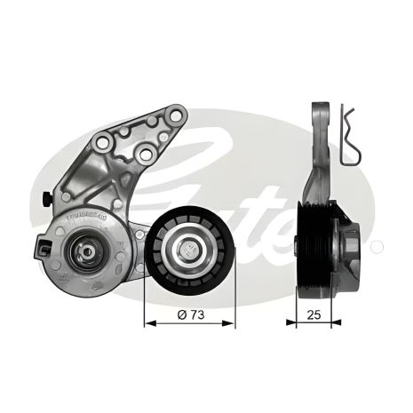 Ролик натяжний поліклінового ременя VW TRANSPORTER, GATES (T39067) Ролик натяжний поліклінового ременя VW TRANSPORTER, GATES (T39067)