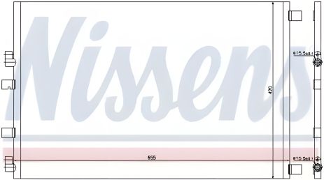 Конденсор радиатор кондиционера RENAULT GRAND SCÉNIC, NISSENS (940152)