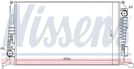 Радіатор для RENAULT DUSTER, DACIA DUSTER, NISSENS (637614) Радіатор для RENAULT DUSTER, DACIA DUSTER, NISSENS (637614)