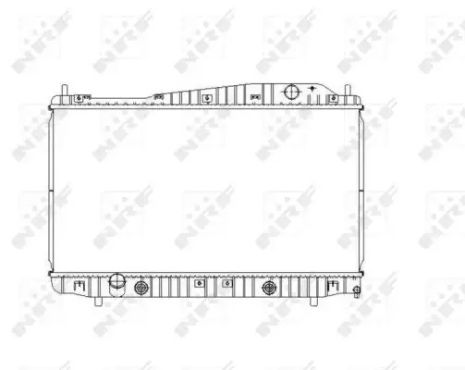 Daewoo Magnus, NRF (53482) Радіатор охолодження двигуна