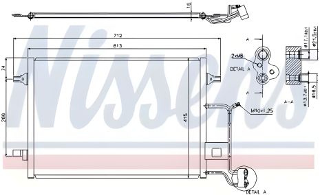 Радиатор, конденсор кондиционера для VW PASSAT, AUDI A4, NISSENS (94601) Радиатор, конденсор кондиционера для VW PASSAT, AUDI A4, NISSENS (94601)