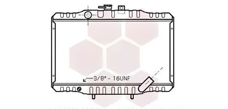Двигуна охолодження радіатор HYUNDAI H100, MITSUBISHI L200/300, Van Wezel (32002062) Двигуна охолодження радіатор HYUNDAI H100, MITSUBISHI L200/300, Van Wezel (32002062)