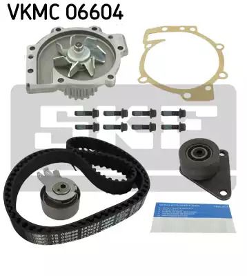 Помпа + комплект ременя ГРМ VOLVO XC70, RENAULT SAFRANE, SKF (VKMC06604)