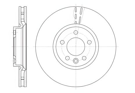 Гальмівний диск VW TRANSPORTER, REMSA (6142010)