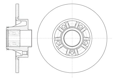 Диск тормозной NISSAN PRIMASTAR, OPEL VIVARO, REMSA (673320) Диск тормозной NISSAN PRIMASTAR, OPEL VIVARO, REMSA (673320)