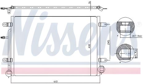 Радиатор-конденсор кондиционера SEAT EXEO, AUDI A4 NISSENS (94851) Радиатор-конденсор кондиционера SEAT EXEO, AUDI A4 NISSENS (94851)