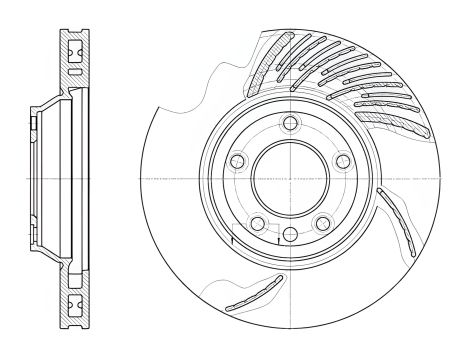 Тормозной диск AUDI Q7, VW TOUAREG, REMSA (676911) Тормозной диск AUDI Q7, VW TOUAREG, REMSA (676911)